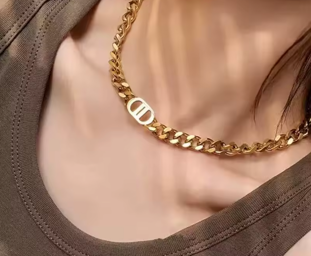 Silver Plated Streetwear Choker Jewelry for Women