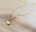 Simple Sweet Couple Clavicle Chain