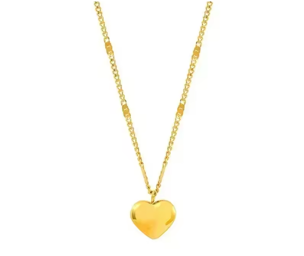 Simple Sweet Couple Clavicle Chain