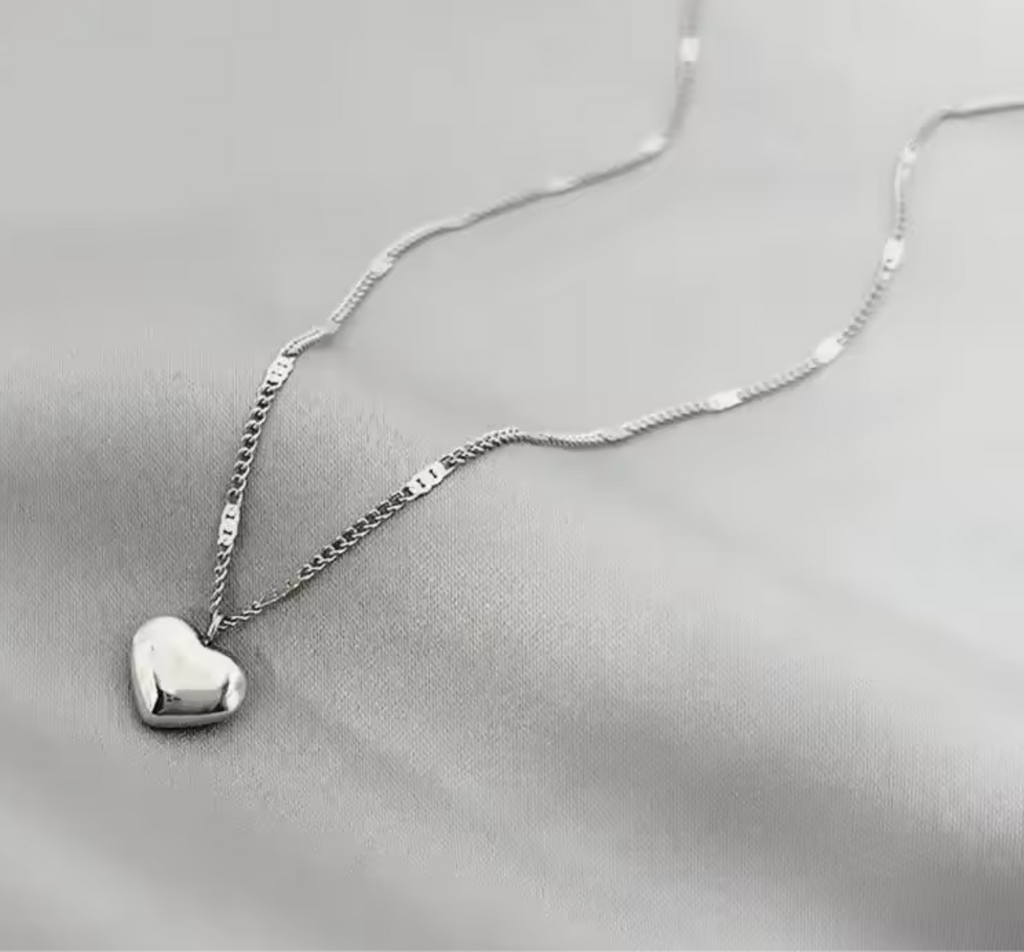Simple Sweet Couple Clavicle Chain