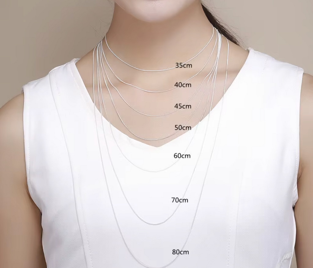 1mm Thin 925 Sterling Silver Side Curb Chain Choker Necklace