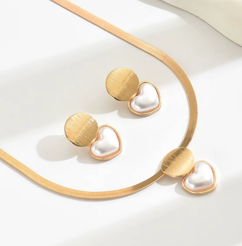 3PCS Elegant Gold Jewelry Set