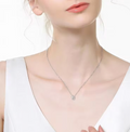 1CT–3CT Oval Cut Moissanite Necklace for Women