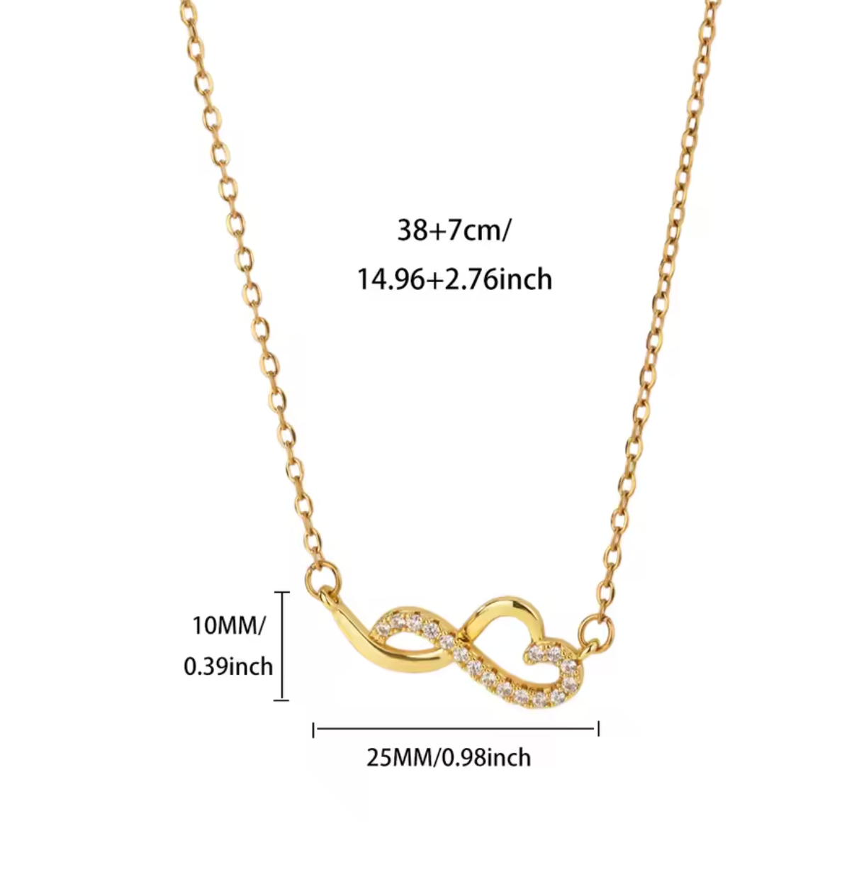 Classic Heart Pendant Necklace for Women